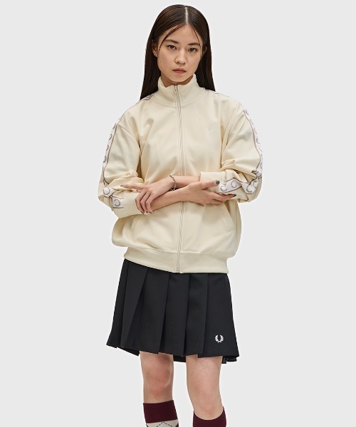 FRED PERRY ベージュ トラックジャケット 中古・古着通販】FRED PERRY (フレッドペリー) トラック