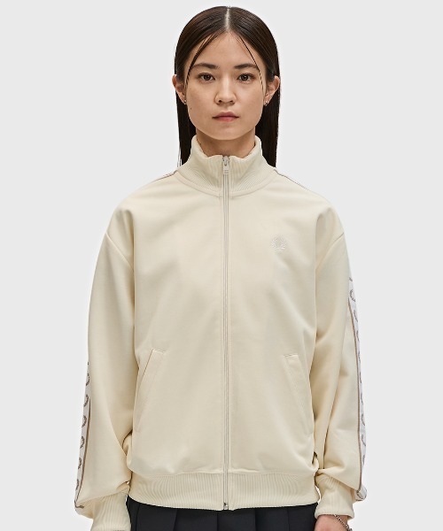 FRED PERRY トラックジャケット　ベージュ 中古・古着通販】FRED PERRY (フレッドペリー) Taped Track