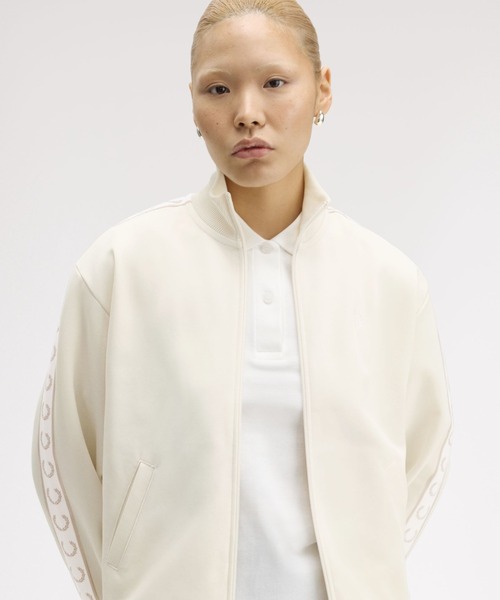 FRED PERRY トラックジャケット Taped Track Jacket／フレッドペリートラックジャケット