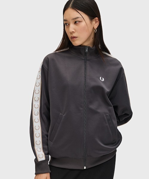 【美品】FRED PERRYフレッドペリー　Track Jacket Taped Track Jacket(S 198：BLACK): | FRED PERRY JAPAN