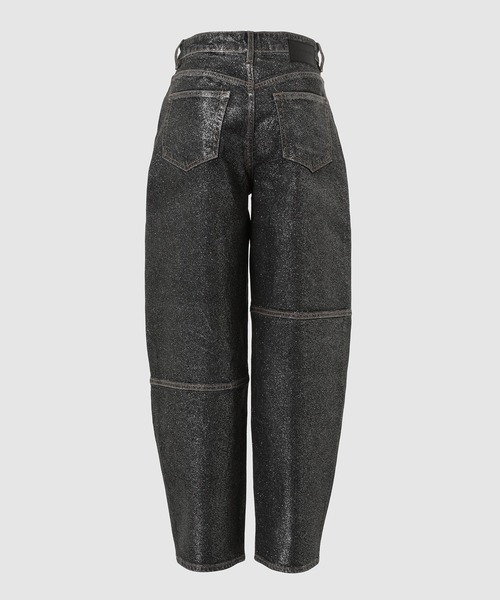 GANNI（ガニー）の「Shimmery Foil Denim Stary（デニムパンツ・レディース・ブラック系その他・25/26/27）」の2枚目の写真