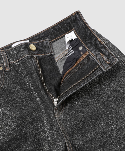 GANNI（ガニー）の「Shimmery Foil Denim Stary（デニムパンツ・レディース・ブラック系その他・25/26/27）」の7枚目の写真