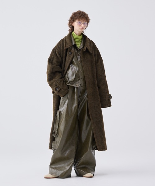 soerte ヴィンテージライクミリタリージャケット Vintage like military short jacket ( fake leather