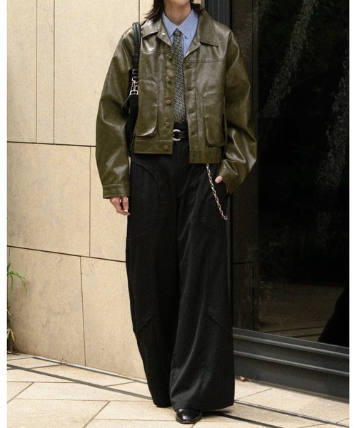 soerte（ソエルテ）の「Vintage like military short jacket