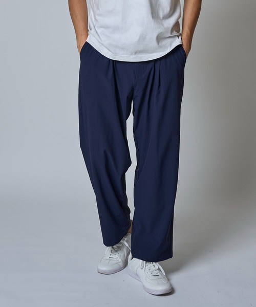 TETE HOMME(テットオム)の「ワンタック テーパードイージースラックス(スラックス・メンズ・ブラック/ベージュ/ネイビー・マルチサイズ)」の3枚目の写真