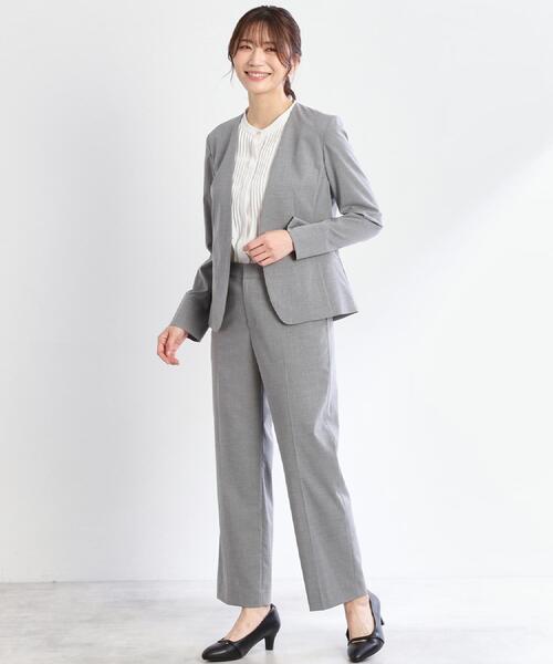 Reflect(リフレクト)の「【洗える/セットアップ可】ストレートラインパンツ(その他パンツ・レディース・グレー/サンドベージュ/ネイビー・09/11/13/07/15 /17/05)」の5枚目の写真