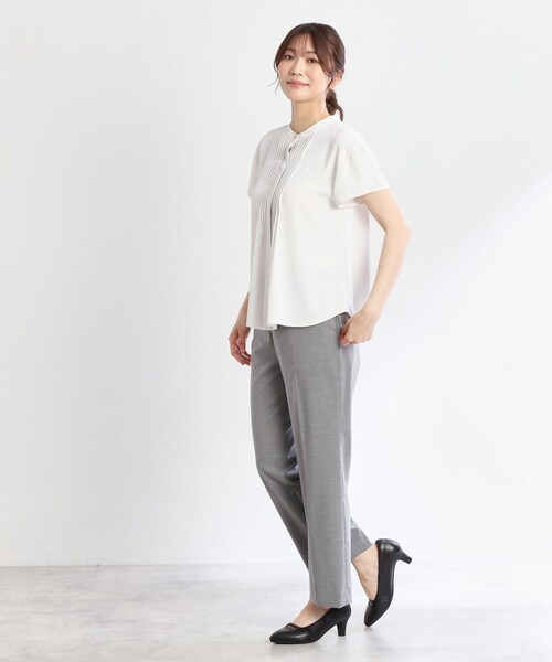 Reflect(リフレクト)の「【洗える/セットアップ可】ストレートラインパンツ(その他パンツ・レディース・グレー/サンドベージュ/ネイビー・09/11/13/07/15 /17/05)」の8枚目の写真