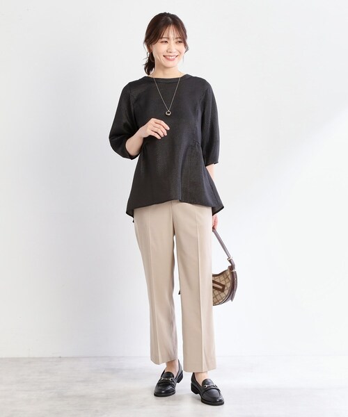 Reflect(リフレクト)の「【洗える/セットアップ可】ストレートラインパンツ(その他パンツ・レディース・グレー/サンドベージュ/ネイビー・09/11/13/07/15 /17/05)」の11枚目の写真