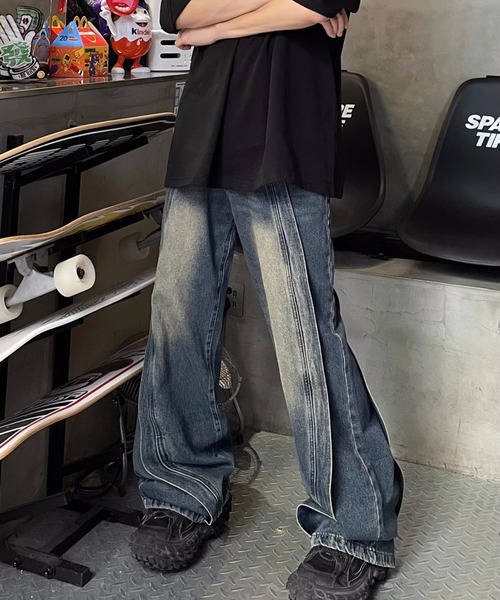 REBALANCE(リバランス)の「デザインデニムパンツ(デニムパンツ・メンズ・A・MEDIUM/LARGE/X-LARGE)」の1枚目の写真