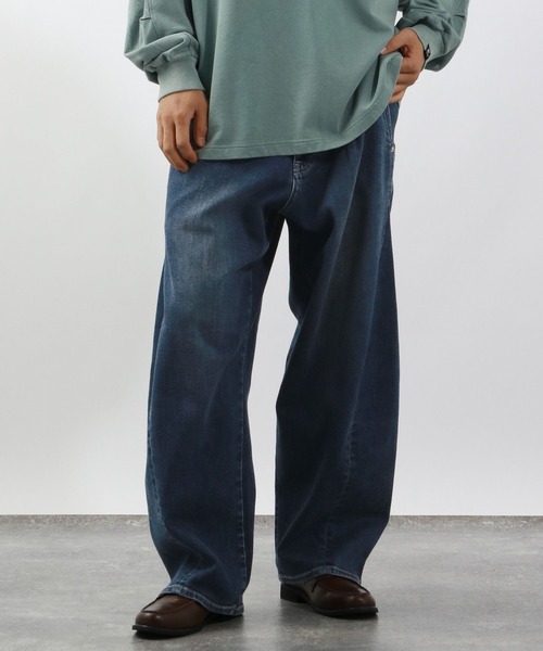 BAYFLOW（ベイフロー）の「【カーブシルエット】ストレッチツイストデニムパンツ（デニムパンツ・メンズ・ブラック/ブルー・MEDIUM/LARGE）」の2枚目の写真