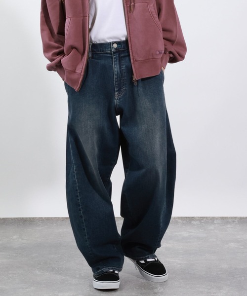 BAYFLOW（ベイフロー）の「【カーブシルエット】ストレッチツイストデニムパンツ（デニムパンツ・メンズ・ブラック/ブルー・MEDIUM/LARGE）」の12枚目の写真