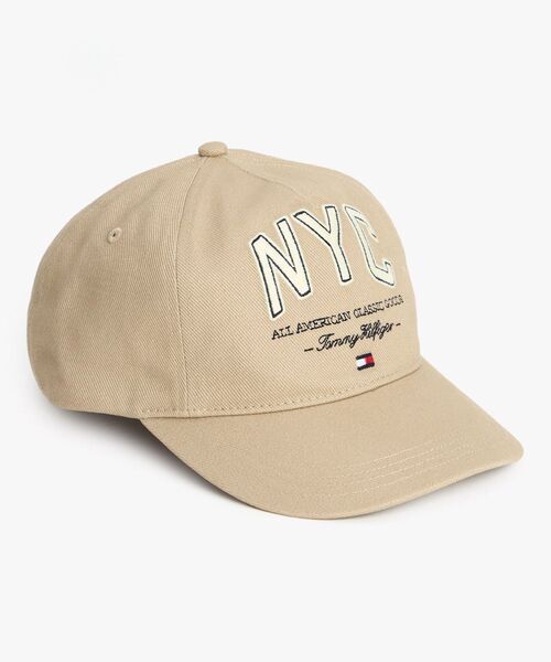 TOMMY HILFIGER(トミーヒルフィガー)の「フラッグシーズナル5パネルキャップ(キャップ・メンズ・ベージュ/ブラック・FREE)」の6枚目の写真