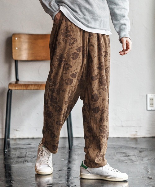 CAMBIO(カンビオ)の「mp13957- Dark Flower Corduroy Balloon Pants コーデュロイバルーンパンツ(CAM25AW-001)(その他パンツ・メンズ・ブラック/チャコール/ベージュ・L/M/S)」の3枚目の写真