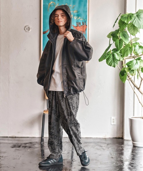 CAMBIO(カンビオ)の「mp13957- Dark Flower Corduroy Balloon Pants コーデュロイバルーンパンツ(CAM25AW-001)(その他パンツ・メンズ・ブラック/チャコール/ベージュ・L/M/S)」の7枚目の写真