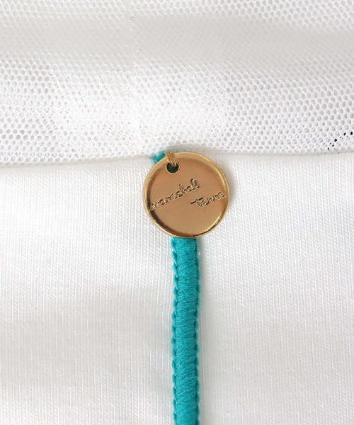 Cepica(セピカ)の「【MARECHAL TERRE / マルシャルテル】バイカラーチュールトップス(Tシャツ/カットソー・レディース・ブルー/ホワイト/ブラック・FREE)」の12枚目の写真