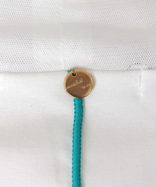 Cepica(セピカ)の「【MARECHAL TERRE / マルシャルテル】バイカラーチュールトップス(Tシャツ/カットソー・レディース・ブルー/ホワイト/ブラック・FREE)」の13枚目の写真