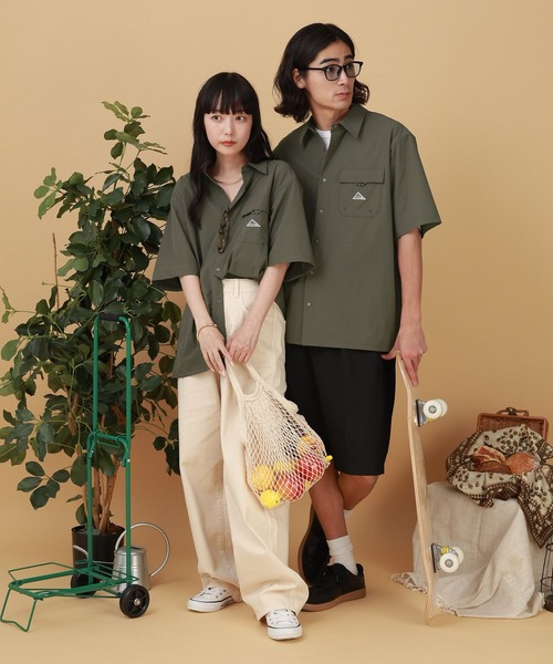 GLOBAL WORK(グローバルワーク)の「KELTYコラボシャツ/半袖/576833(シャツ/ブラウス・メンズ・ネイビー/ベージュ/オリーブ・SMALL/MEDIUM/LARGE)」の19枚目の写真