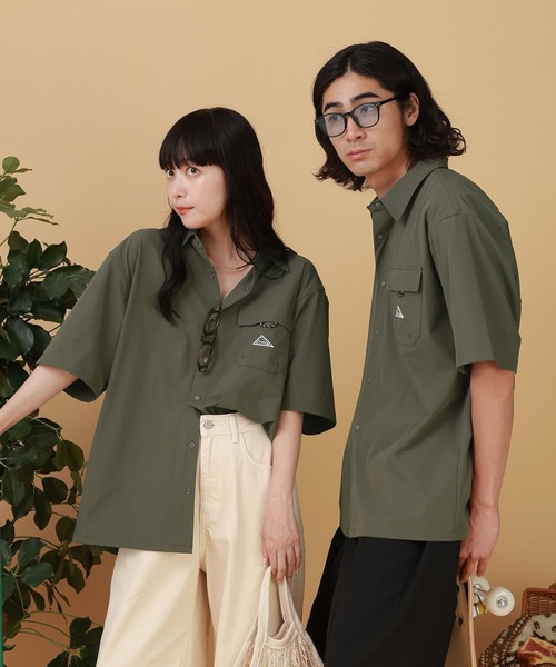 GLOBAL WORK(グローバルワーク)の「KELTYコラボシャツ/半袖/576833(シャツ/ブラウス・メンズ・ネイビー/ベージュ/オリーブ・SMALL/MEDIUM/LARGE)」の22枚目の写真