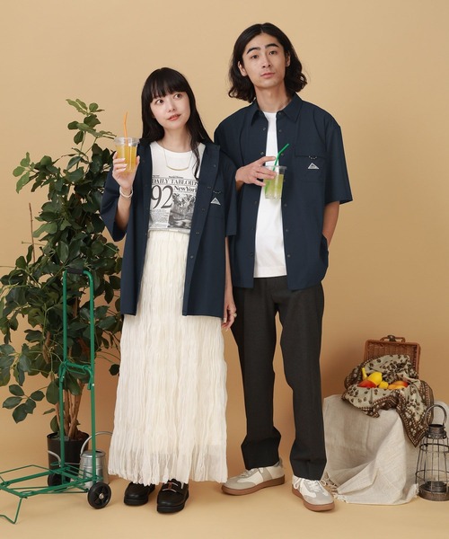 セール】KELTYコラボシャツ/半袖/576833（シャツ/ブラウス）｜GLOBAL