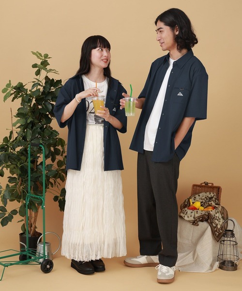 セール】KELTYコラボシャツ/半袖/576833（シャツ/ブラウス）｜GLOBAL