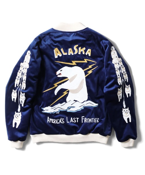 セール】HOUSTON 別珍スカジャン（ALASKA）（スカジャン