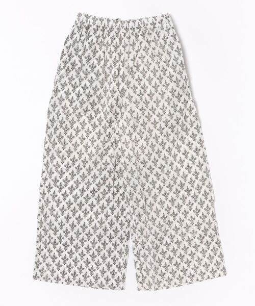 チャイハネ(チャイハネ)の「【チャイハネ】タニーシュブロックプリントパンツ(その他パンツ・レディース・ブラック/グレー/ホワイト/グリーン・FREE)」の1枚目の写真