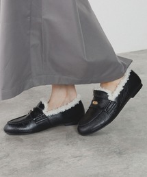 NICAL | 【NICAL】【本革】カーリーファーコインローファー/554302(モカシン/デッキシューズ)