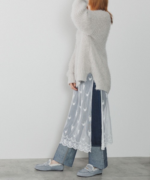 NICAL（ニカル）の「【NICAL】【本革】カーリーファーコインローファー/554302（モカシン/デッキシューズ・レディース・ブルー/ブラック/ブラウン・25.0cm/22.5cm/22.0cm/23.5cm/23.0cm/24.5cm/24.0cm/25.5cm）」の20枚目の写真