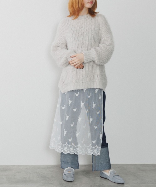 NICAL（ニカル）の「【NICAL】【本革】カーリーファーコインローファー/554302（モカシン/デッキシューズ・レディース・ブルー/ブラック/ブラウン・25.0cm/22.5cm/22.0cm/23.5cm/23.0cm/24.5cm/24.0cm/25.5cm）」の21枚目の写真