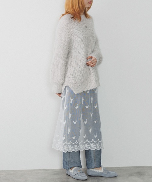 NICAL（ニカル）の「【NICAL】【本革】カーリーファーコインローファー/554302（モカシン/デッキシューズ・レディース・ブルー/ブラック/ブラウン・25.0cm/22.5cm/22.0cm/23.5cm/23.0cm/24.5cm/24.0cm/25.5cm）」の22枚目の写真