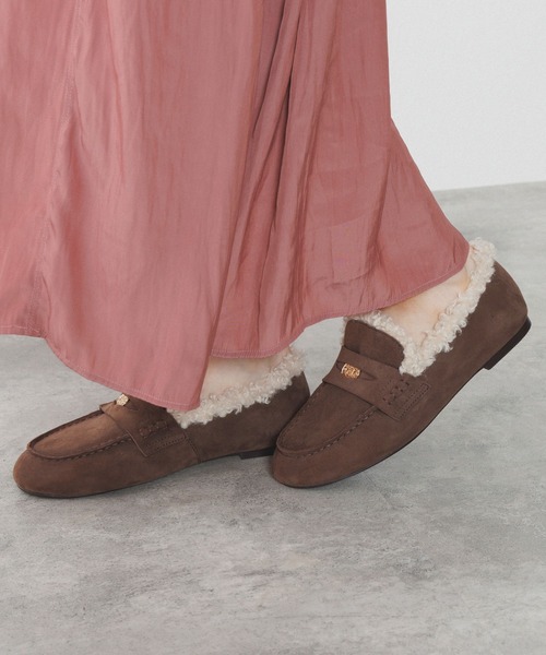 NICAL（ニカル）の「【NICAL】【本革】カーリーファーコインローファー/554302（モカシン/デッキシューズ・レディース・ブルー/ブラック/ブラウン・25.0cm/22.5cm/22.0cm/23.5cm/23.0cm/24.5cm/24.0cm/25.5cm）」の15枚目の写真