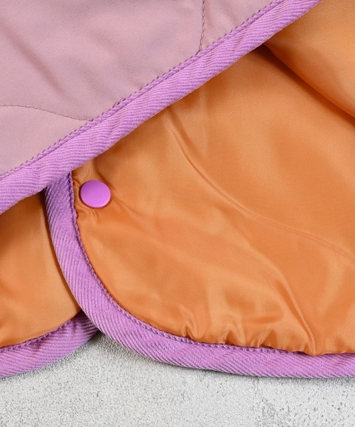 Life Support Products(ライフサポートプロダクツ)の「【マシンウォッシャブル】ヒョウタンキルトカーディガンジャケット(ブルゾン・キッズ・ラベンダー/ネイビー/ピンク/マスタード/カーキ/ブラック・100/95/90/80/110/150/140/130/120)」の18枚目の写真