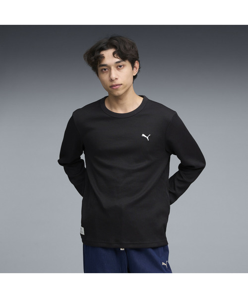 PUMA（プーマ）の「PUMA プーマ メンズ プーマ クラス MX 長袖 Tシャツ（Tシャツ/カットソー・メンズ・ホワイト系その他/オフホワイト/ブラック・LARGE/MEDIUM/SMALL/X-LARGE/XX-LARGE）」の3枚目の写真