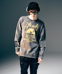 glamb | Layered Acid Cutsew / レイヤードアシッドカットソー(Tシャツ/カットソー)