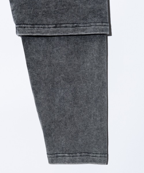 glamb（グラム）の「Layered Acid Cutsew / レイヤードアシッドカットソー（Tシャツ/カットソー・メンズ・チャコール/マスタード・S/M/L）」の6枚目の写真