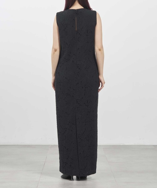 louren/ローレン】flower jacquard lace dress/フラワージャガード