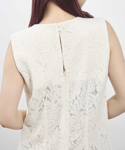 louren フラワージャガードレースドレス/ivory/ S flower jacquard lace dress(S IVORY): Louren: WOMENS｜THE TOKYO