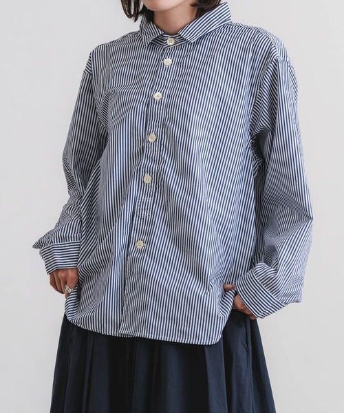 quadro（クオドロ）の「ブロードストライプ裾ダーツレギュラーシャツ（シャツ/ブラウス・レディース・その他1/その他2・FREE）」の19枚目の写真