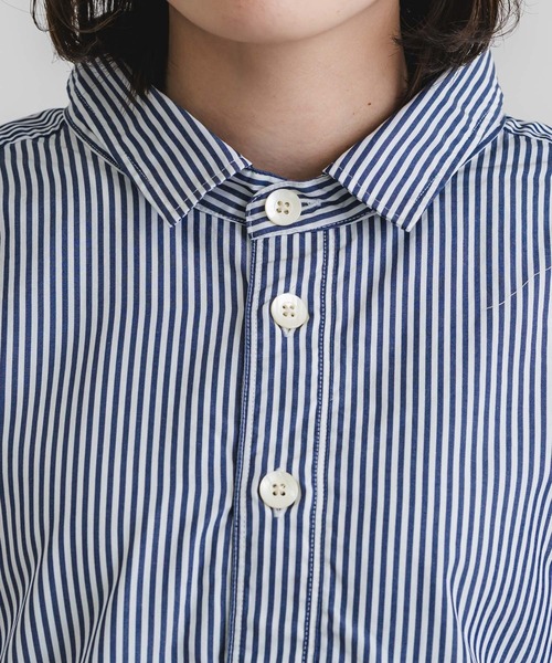 quadro（クオドロ）の「ブロードストライプ裾ダーツレギュラーシャツ（シャツ/ブラウス・レディース・その他1/その他2・FREE）」の21枚目の写真