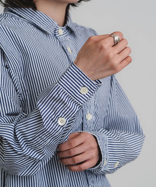 quadro（クオドロ）の「ブロードストライプ裾ダーツレギュラーシャツ（シャツ/ブラウス・レディース・その他1/その他2・FREE）」の22枚目の写真