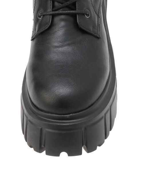 GYDA（ジェイダ）の「Symmetry GYDAボリュームソールワークブーツ（ブーツ・レディース・ブラウン/ブラック・SMALL/MEDIUM/LARGE）」の8枚目の写真