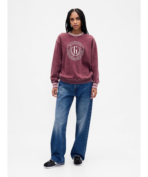 セール】ヴィンテージソフト オーバーサイズ GAPロゴ スウェットシャツ