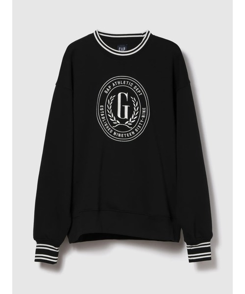 GAP（ギャップ）の「ヴィンテージソフト オーバーサイズ GAPロゴ スウェットシャツ トレーナー（スウェット・レディース・ブラック/ワイン・XS/S/M/L/XL/XXS）」の8枚目の写真