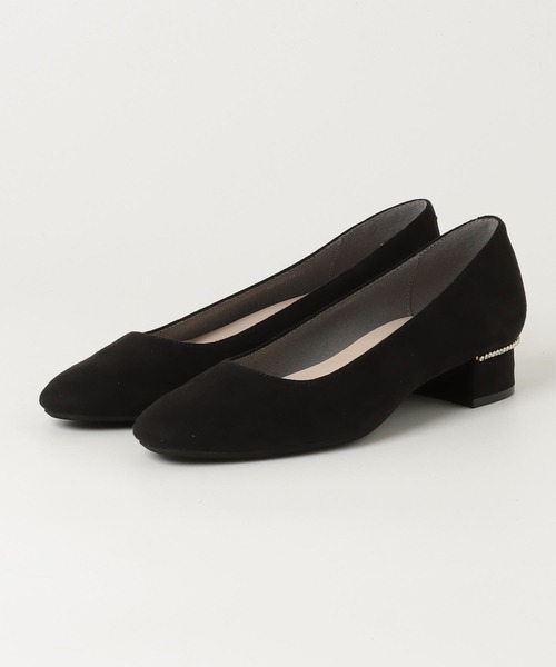 artemis by DIANA(アルテミスバイダイアナ)の「ビジューラインヒール スエード調プレーンパンプス(パンプス・レディース・ダークベージュ/ワイン/ブラック・22.5cm/23.0cm/23.5cm/24.0cm/24.5cm/25.0cm/22.0cm)」の22枚目の写真