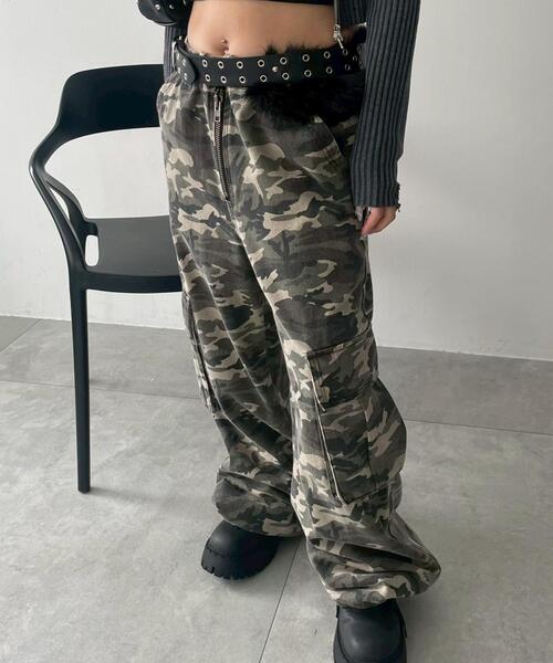 WEGO(ウィゴー)の「WEGO/ファーダブルハトメベルト(ベルト・レディース・ライトベージュ/ブラック・FREE)」の3枚目の写真