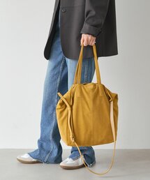 【美品】ラシット　カラーハンドルボストントートバッグ(CE－294)モカ2way 美品】ラシット カラーハンドルボストントートバッグ(CE－294)モカ2way