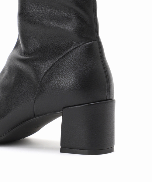 追加》5cmスクエアフィットショートブーツ（ブーツ）｜LE TALON