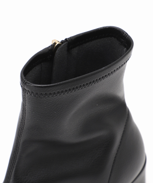 LE TALON 5cmスクエアフィットショートブーツ LE TALON 5cmスクエアフィットショートブーツ