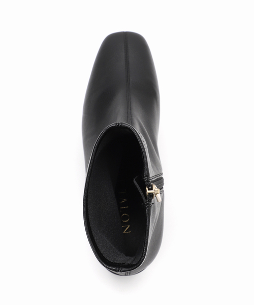 追加》5cmスクエアフィットショートブーツ（ブーツ）｜LE TALON