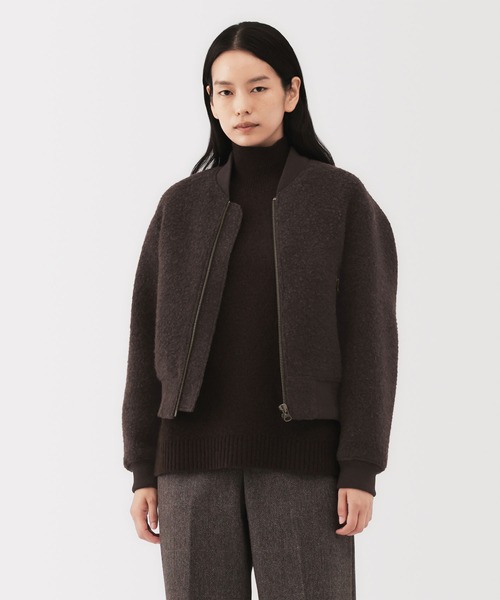 Munsing wear ブルゾン ( ウール混 ) Munsingwear 公式 マンシングウェア レインブルゾン耐水 透湿 メンズ